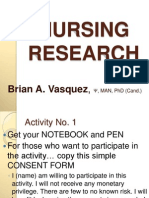 Nursing Research (1day) BAV