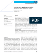 Bacillus Endospore Resistance To Gas Dynamic Heating