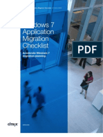 Windows7 Application Migration