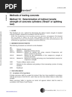 As 1012.10-2000 Methods of Testing Concrete Determination of Indirect Tensile Strength of Concrete Cylinders