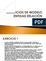 M-2.1 Ejercicios de Modelo Entidad Relación