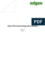 Adyen Merchant Integration Manual