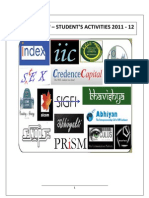 Students Activity Report 2011-12