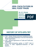 Standards: Facilitators in Global Food Trade