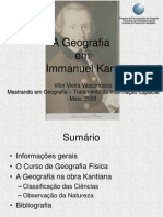 A Geografia em Kant