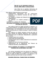 Aspectos Generales de La Reforma de Lopnna Colegio de Abogados. El Proceso Ordinario Lopnna