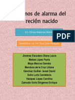 Signos de Alarma Del Recién Nacido