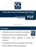 ISMS at CDC - Oct 2011