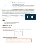 Profit and Loss Appropriation Account