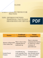 Difference Between Virtual &amp Traditional Organizations