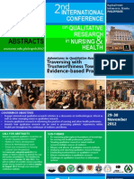 2nd International Qualitative Research Conference in Nursing and Health