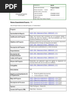 Modelo - Project Charter