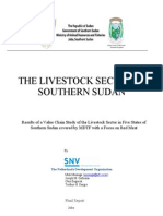 Livestock Value Chain Analysis of Southern Sudan - Final Report 2010