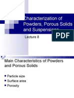 MATE 280 Characterization of Powders and Porous Materials