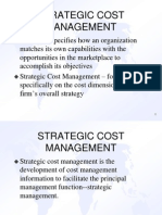 Strategic Cost Management