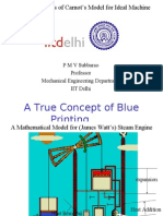 A True Concept of Blue Printing .: Study & Analysis of Carnot's Model For Ideal Machine