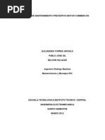 Plan de Mantenimiento Preventivo Motor Cummins Ixs Trabajo Enviar