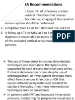 AHA/ASA Recommendations