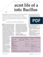 The Secret Life of A Probiotic Bacillus