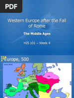 Western Europe After The Fall of Rome