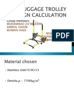 Luggage Trolley Design Calculation