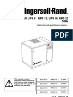 SSR UP5 11, UP5 15, UP5 18, UP5 22 50Hz: Operation and Maintenance Manual