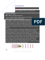 Doppler-Effect: MTI - Moving Target Indication