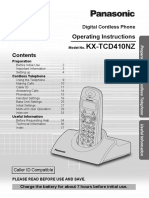 Panasonic KX-TCD410 Book