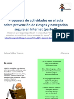 Propuesta de Actividades en El Aula Sobre Prevencion de Riesgos y Navegación Segura en Internet (Parte II)