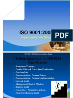 ISO 9000 Implementation Steps