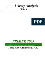 #23584 Army DOTMLPF Analysis Primer - TAA