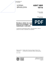 Abnt - NBR 15114 - Residuos Solidos Na Construção Civil