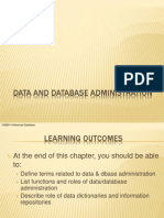 Data and Database Administration