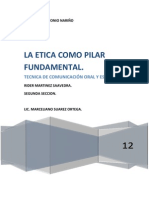 La Etica Como Pilar Fundamental