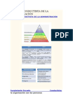 Escuela Conductista de La Administración