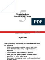 Displaying Data From Multiple Tables