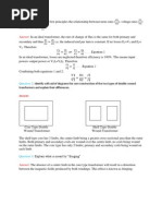 Transformer Theory Questions and Answers