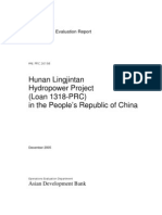 People's Republic of China - Hunan Lingjintan Hydro Power Project