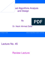 DR Nazir A. Zafar Advanced Algorithms Analysis and Design