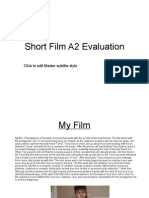 Short Film A2 Evaluation: Click To Edit Master Subtitle Style