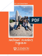 National Scholars Program: 2011-2012 Annual Report