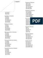 Conjugações de Verbos