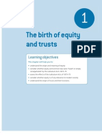 Birth of Equity and Trust