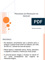 Processo de Produção Do Açúcar