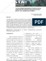 Caracteristicas Do Empreendedorismo Internacional Presente No Processo de Internacionalização Das Empresas