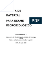 Coleta de Material Biologico