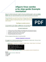 How To Configure Linux Samba Server Step by Step Guide Example and Implementation