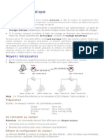 SISR 2 - Labo CISCO - 03 - TP - Routage Statique