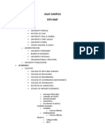 Usep Campus - Site Map