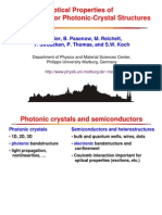 Optical Properties of Semiconductor Photonic-Crystal Structures